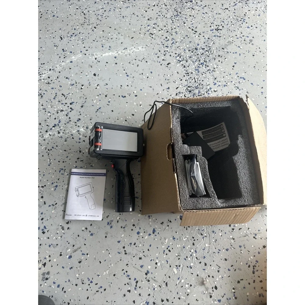 Phezer Upgraded P16 Handheld Inkjet Printer for Any Surface with Quick-Dry In...